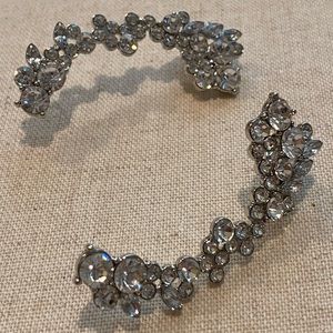 Rhinestone earring crawler